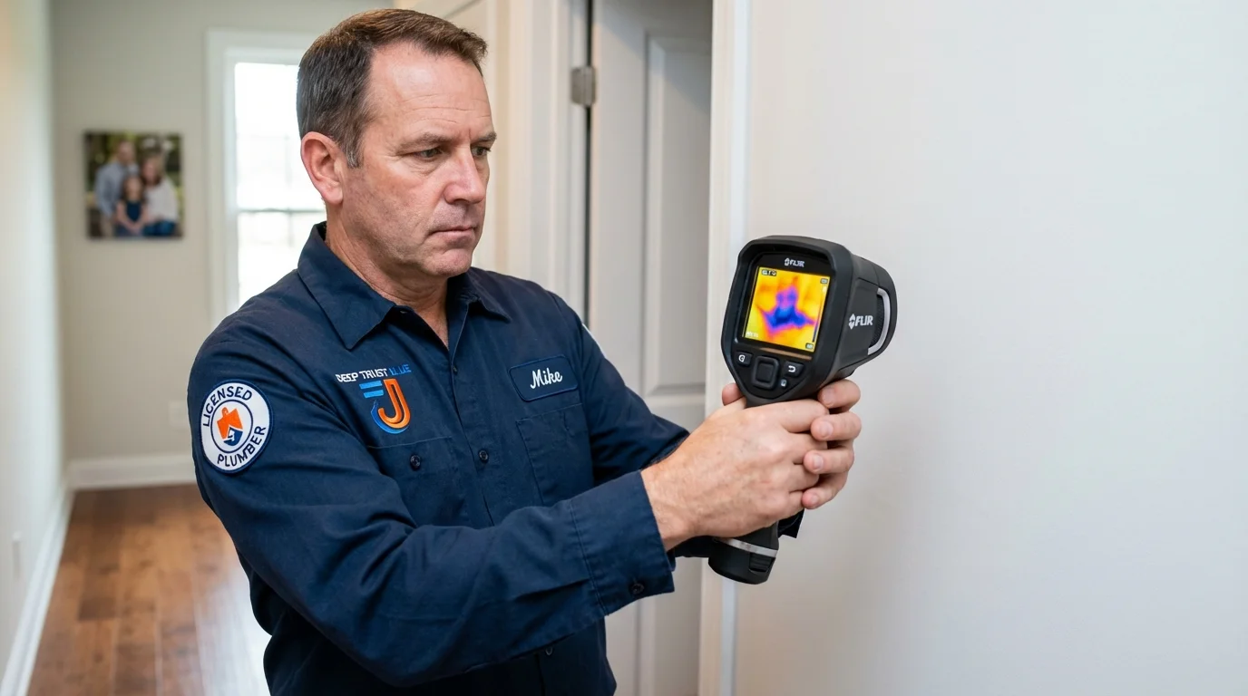Thermal imaging leak detection by Johns Plumbing LLC in Kutztown